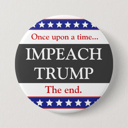 Er was eens... Impeach Trump Button (Voorkant)