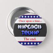 Er was eens... Impeach Trump Button (Voorkant /achterkant)