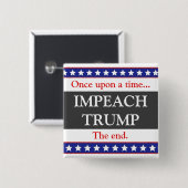 Er was eens... Impeach Trump Button (Voorkant /achterkant)