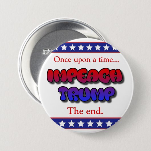 Er was eens... Impeach Trump Button (Voorkant /achterkant)