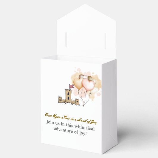 Er was eens in een land van vreugde bedankdoosjes (Geopend)