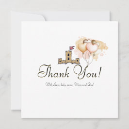 Er was eens in een land van vreugde bedankkaart