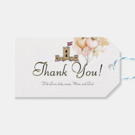 Er was eens in een land van vreugde cadeaulabel