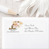 Er was eens in een land van vreugde etiket (Insitu)