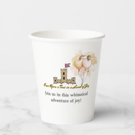 Er was eens in een land van vreugde papieren bekers