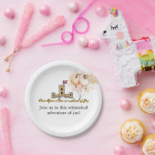 Er was eens in een land van vreugde papieren bordje (Feest)