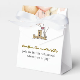 Er was eens in een land van vrolijke cadeau dozen bedankdoosjes