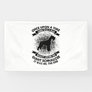Er was eens Man - Funny Giant Schnauz Spandoek