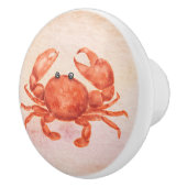 Er was eens met een schattige krabbennaam Kiko Keramische Knop (Rechts)