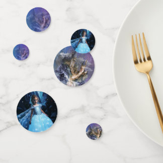 Er was eens Prinses Blauwe Kasteel Verjaardag Confetti