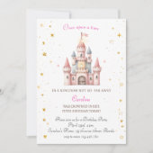 Er was eens, Prinses Verjaardag Uitnodiging (Voorkant)