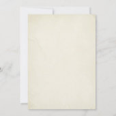 Er was eens sprookjesframe gouden babyshower kaart (Achterkant)