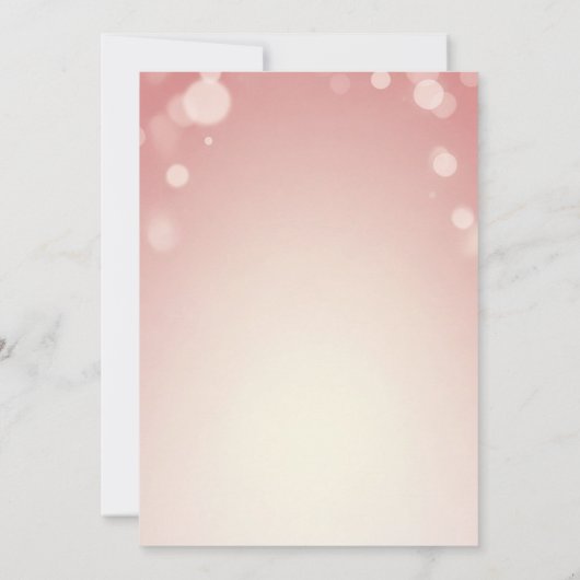 er was eens sprookjeslijst gouden babyfeestje kaart (Achterkant)