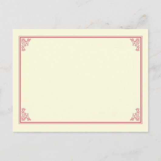 Er was eens... uitnodiging tot baby shower (Achterkant)