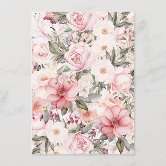 Er was eens wat Baby item Baby shower spel Informatiekaartje (Achterkant)