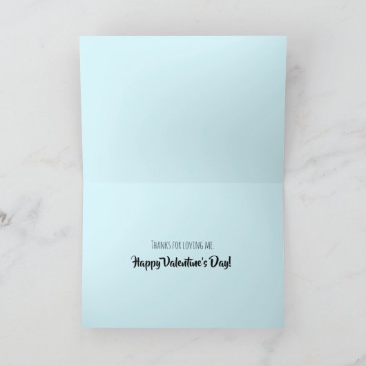 Er was jij Valentijnsdag Quotes Leuk Whimsical Kaart (Binnen)