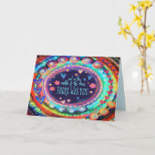 Er was jij Valentijnsdag Quotes Leuk Whimsical Kaart (Gele Bloem)