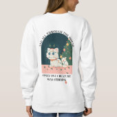 Er was maar één schepsel aan het roeren: de knusse trui (Achterkant)