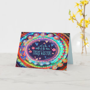 Er was You Valentijn Quotes Fun Whimsical Kaart