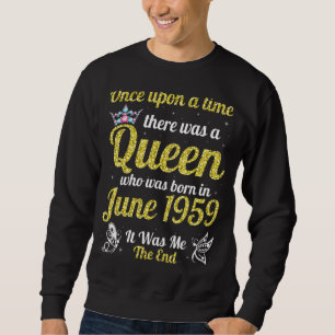 Er werd een keer een koningin geboren in juni trui