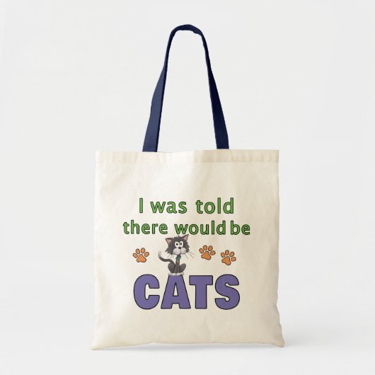 Er werd me verteld dat er CATS zou zijn Tote Bag (Voorkant)