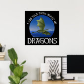 Er werd me verteld dat er draken zouden zijn poster (Thuiskantoor)