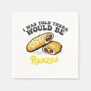 Er werd mij verteld dat er een Runzas Funny Food z Servet