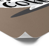 Er werden ochtenden gegeven voor het drukken van k poster (Hoek)