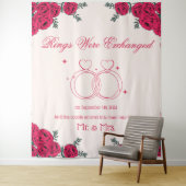 Er werden ringen uitgewisseld wandkleed (In situ)