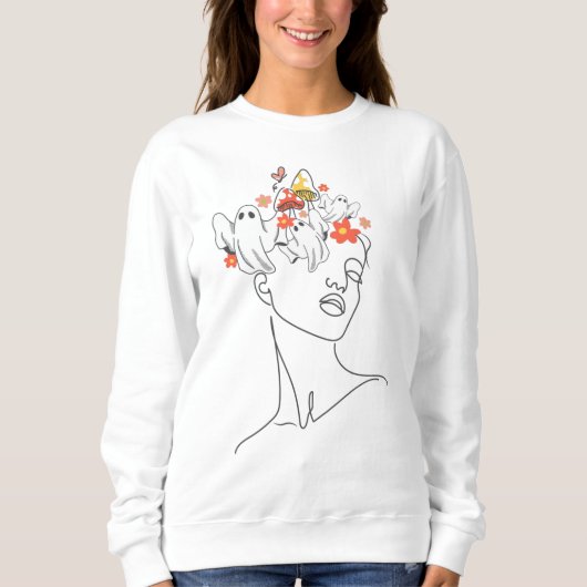 Er wonen geesten in mijn hoofd trui (Voorkant)