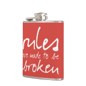 Er worden regels gemaakt voor een gebroken kolf heupfles (Links)