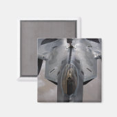 Er wordt een US Air Force F-22 Raptor bijgetankt Magneet (Voorkant / Achterkant)