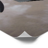 Er wordt een US Air Force F-22 Raptor bijgetankt Poster (Hoek)