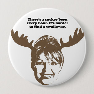 Er wordt elk uur een zuigeling geboren ronde button 4,0 cm