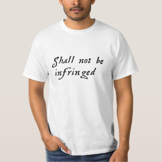 Er wordt geen inbreuk op gemaakt t-shirt