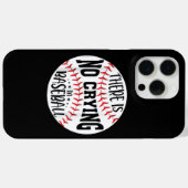 Er wordt geen koekje in honkbal gedronken Case-Mate iPhone case (Achterkant (horizontaal))