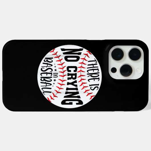 Er wordt geen koekje in honkbal gedronken Case-Mate iPhone case (Achterkant (horizontaal))