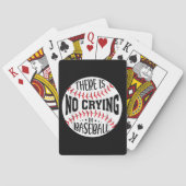 Er wordt geen koekje in honkbal gedronken pokerkaarten (Achterkant)