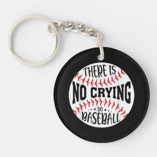 Er wordt geen koekje in honkbal gedronken sleutelhanger