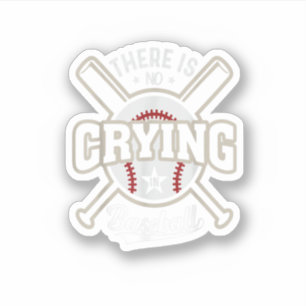 Er wordt geen koekje in honkbal gedronken sticker