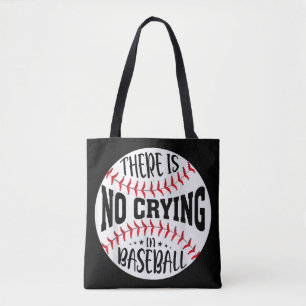 Er wordt geen koekje in honkbal gedronken tote bag