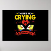 Er Wordt Niet Gehuild Bij Cornhole Poster (Voorkant)