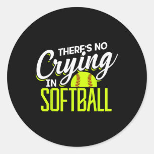 Er Wordt Niet Gehuild In Softll Coaches Geen Huile Ronde Sticker