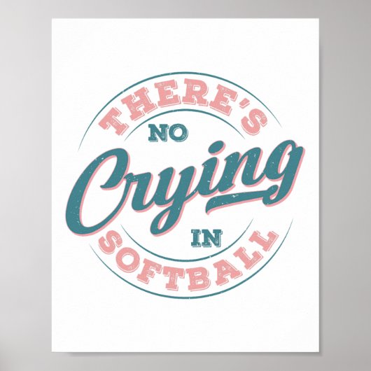 Er Wordt Niet Gehuild In Softll Grappige Speldag S Poster (Voorkant)