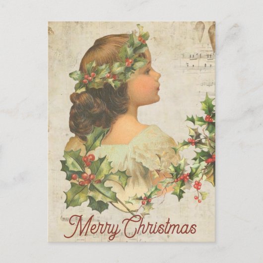 Er wordt ook een bijkantoor van heilig getekend feestdagenkaart (Voorkant)