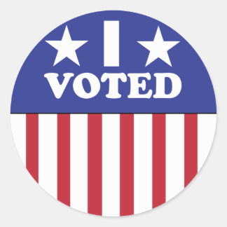 Er wordt veel geld uitgegeven aan mijn stem, aan d ronde sticker