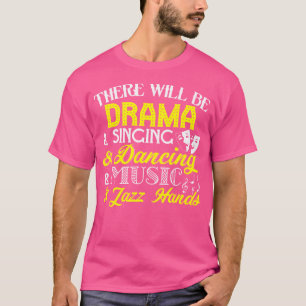 Er zal Drama dansende muziek Jazz Han zijn T-shirt