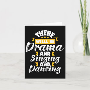 Er zal drama zijn die dansen - Actress Dram Kaart