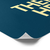 Er zal Hell Toupee zijn - Anti-Trump Propaganda Poster (Hoek)