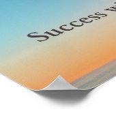 Er zal succes worden geboekt poster (Hoek)